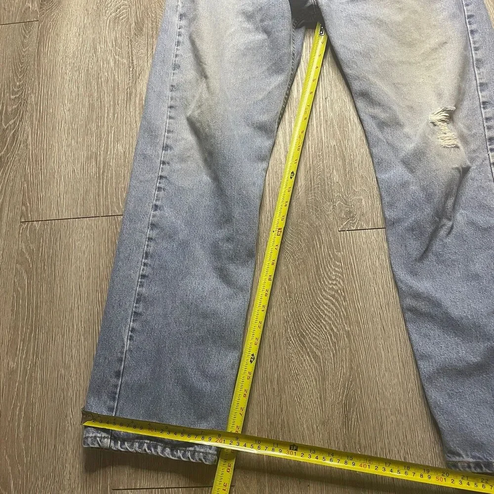 VTG Levis 505 Jeans Size 38x32 Straight Leg Denim Red Tab